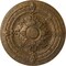 Ekena Millwork Vincent Ceiling Medallion (Fits Canopies up to 6"), Hand-Painted Rubbed Bronze, 26"OD x 3"P CM26VIRZS - alternate 1